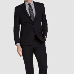 Geoffrey Beene Classic Fit 2-Piece Suit - Black